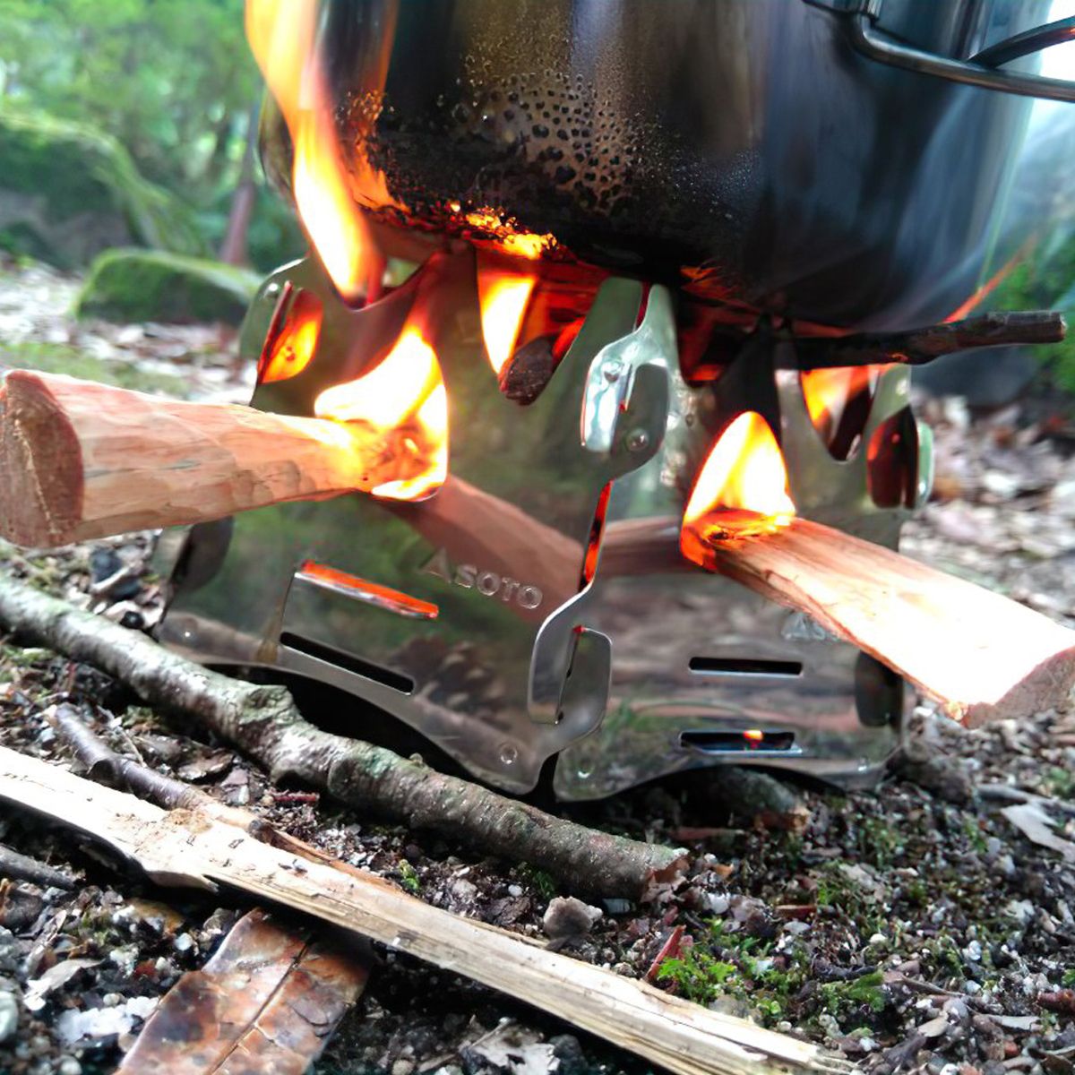  Bếp Củi Cắm Trại Du Lịch Soto Fire Base Hexa 