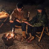  Bếp Củi Lục Giác Xếp Gọn Cắm Trại Naturehike 