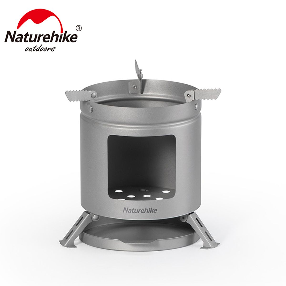  Bếp Củi Mini Cắm Trại Chất Liệu Titanium Naturehike 
