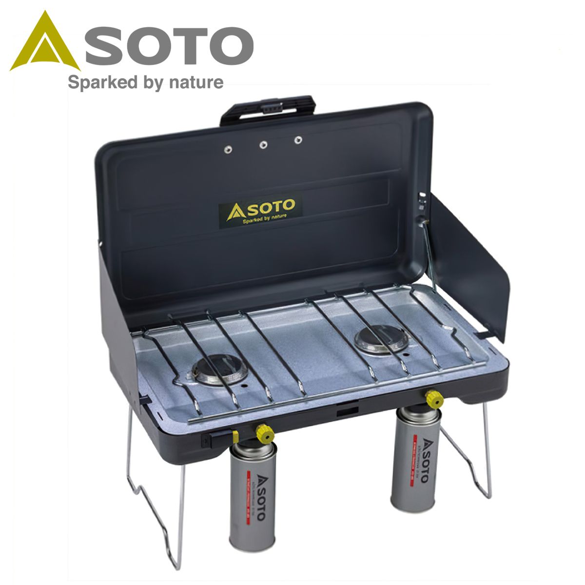  Bếp Gas Cắm Trại Du Lịch Soto High Power 2 Burner 