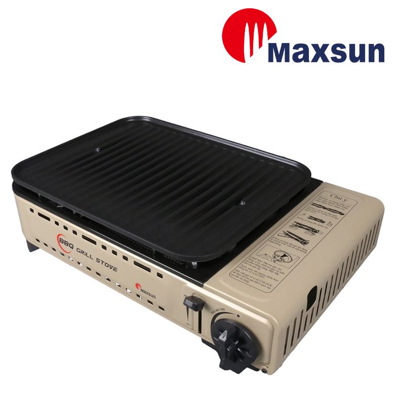  Bếp Gas Nướng Cắm Trại Maxsun MS-8 Mini BBQ 