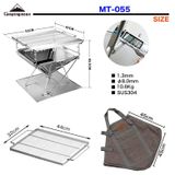  Bếp Nướng Than Hoa Dã Ngoại Cắm Trại Campingmoon MT-055 