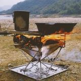  Bếp Nướng Than Hoa Dã Ngoại Cắm Trại Campingmoon MT-055 