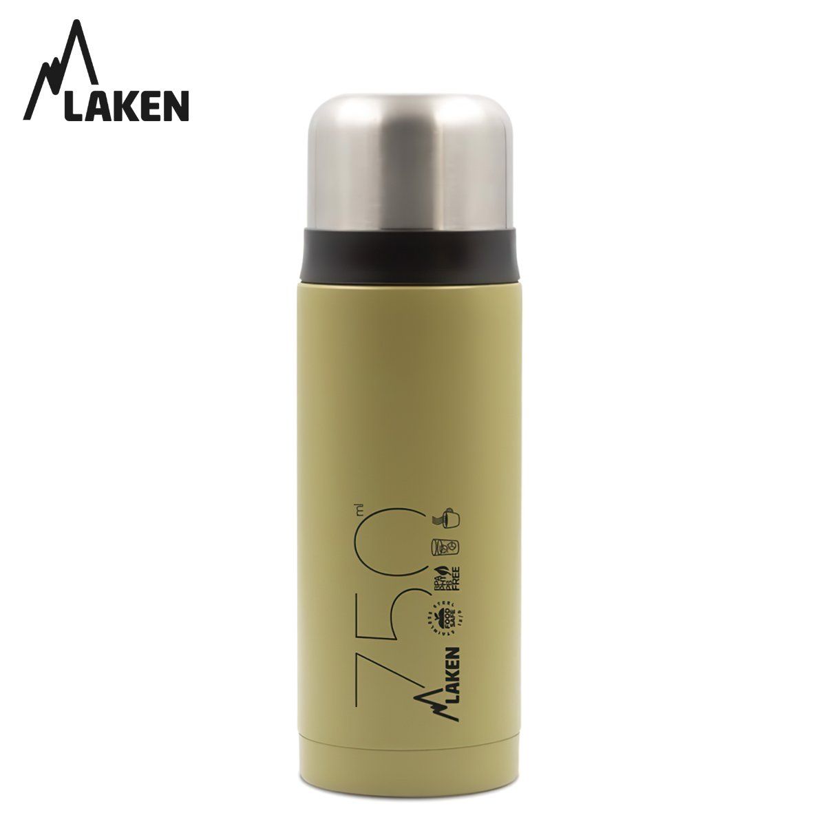  Bình Giữ Nhiệt Cắm Trại Laken Liquids Flask Cap-Mug 0.5L, 0.75L, 1L 