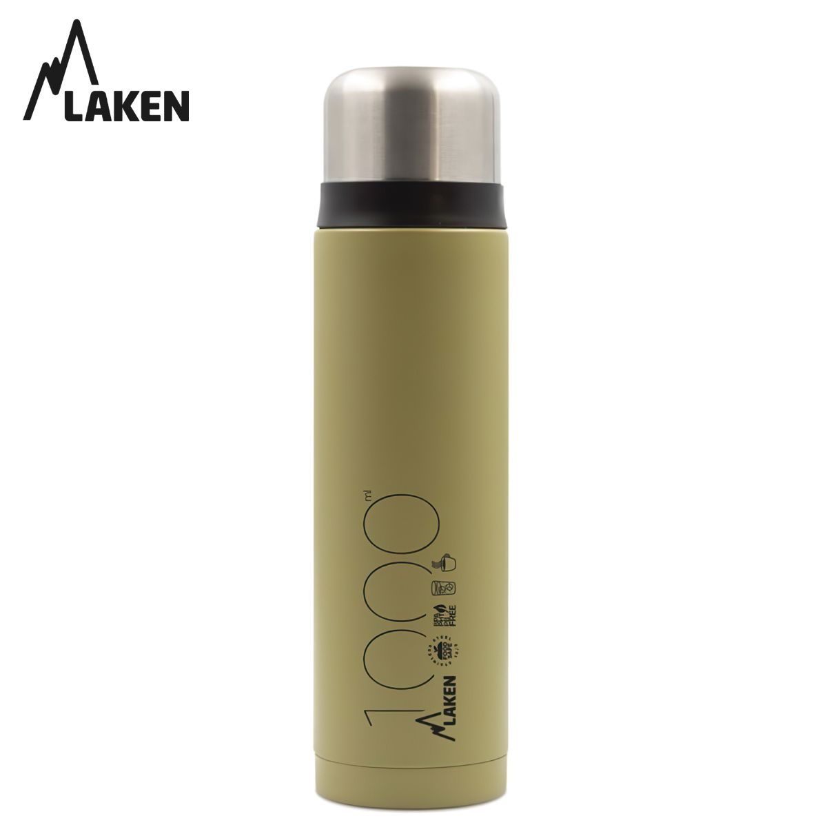  Bình Giữ Nhiệt Cắm Trại Laken Liquids Flask Cap-Mug 0.5L, 0.75L, 1L 