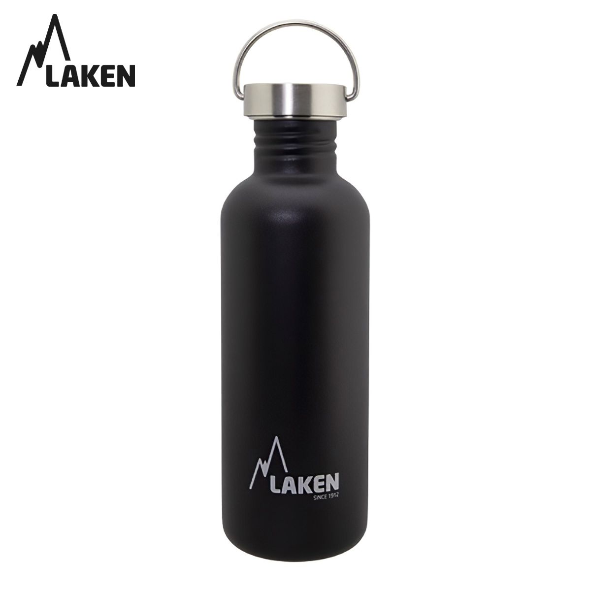  Bình Nước Inox Cắm Trại Laken Basic Steel 1L Nắp Thép 