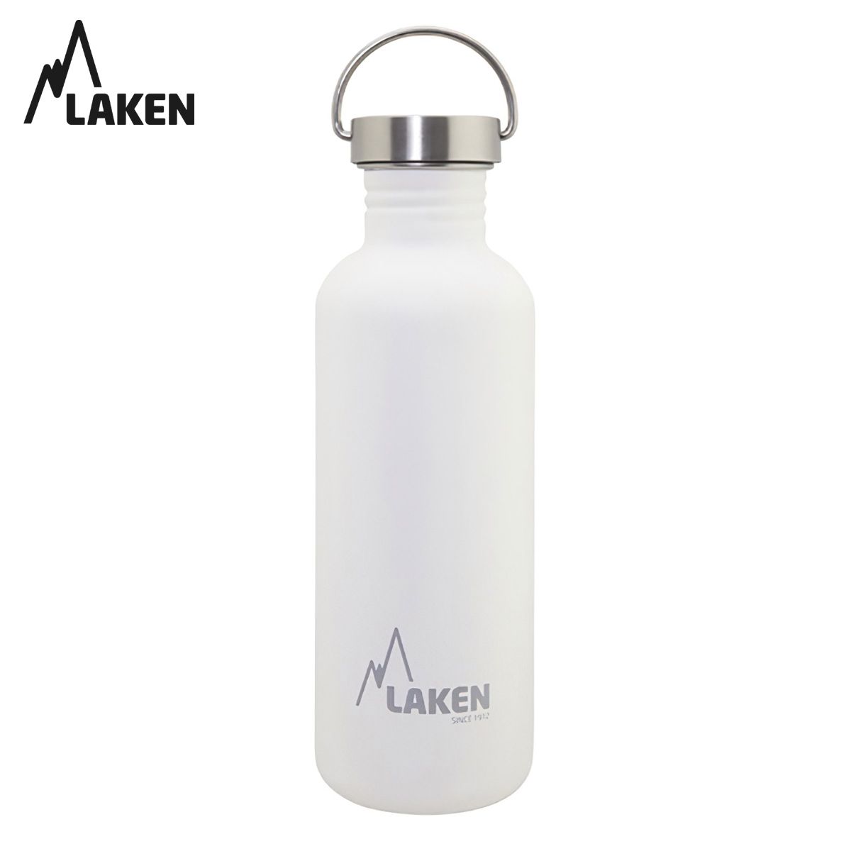  Bình Nước Inox Cắm Trại Laken Basic Steel 1L Nắp Thép 