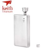  Bình Rượu Keith Titanium Flask 120ml 