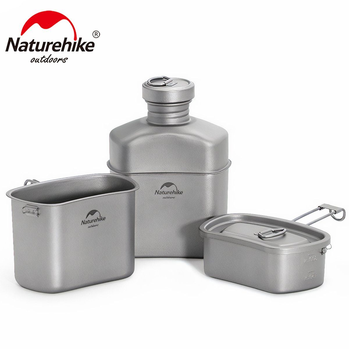  Bộ Bidong Cá nhân Titatium Cho Người Đi Rừng Naturehike 