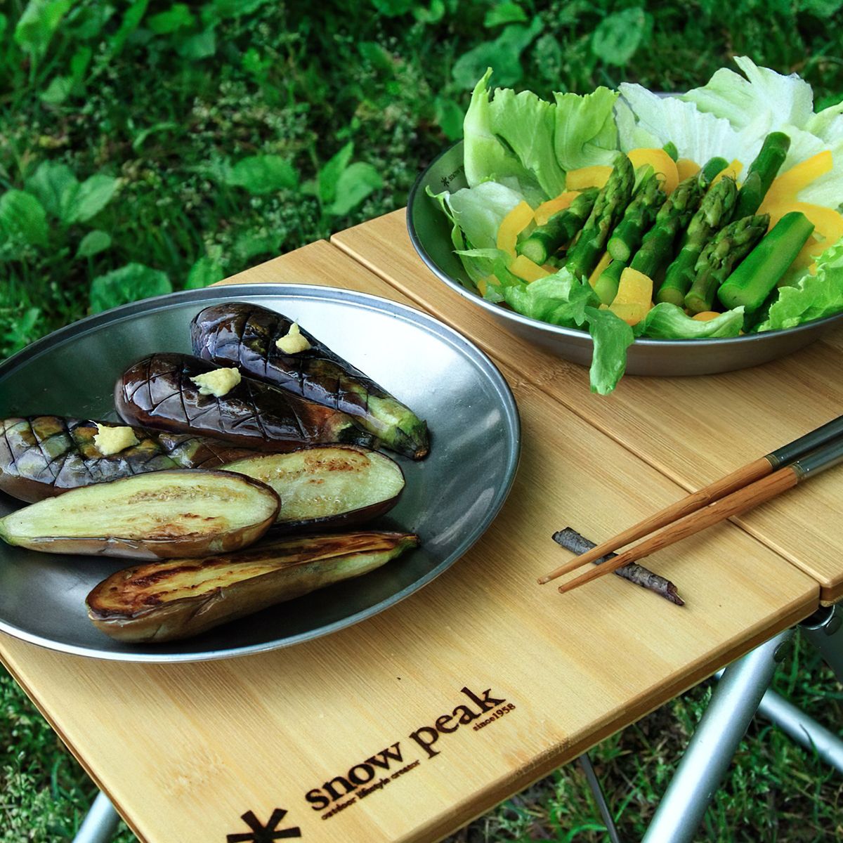  Bộ Chén Đĩa Cắm Trại Du Lịch ( bộ 1 người ) Snowpeak Tableware Set L 
