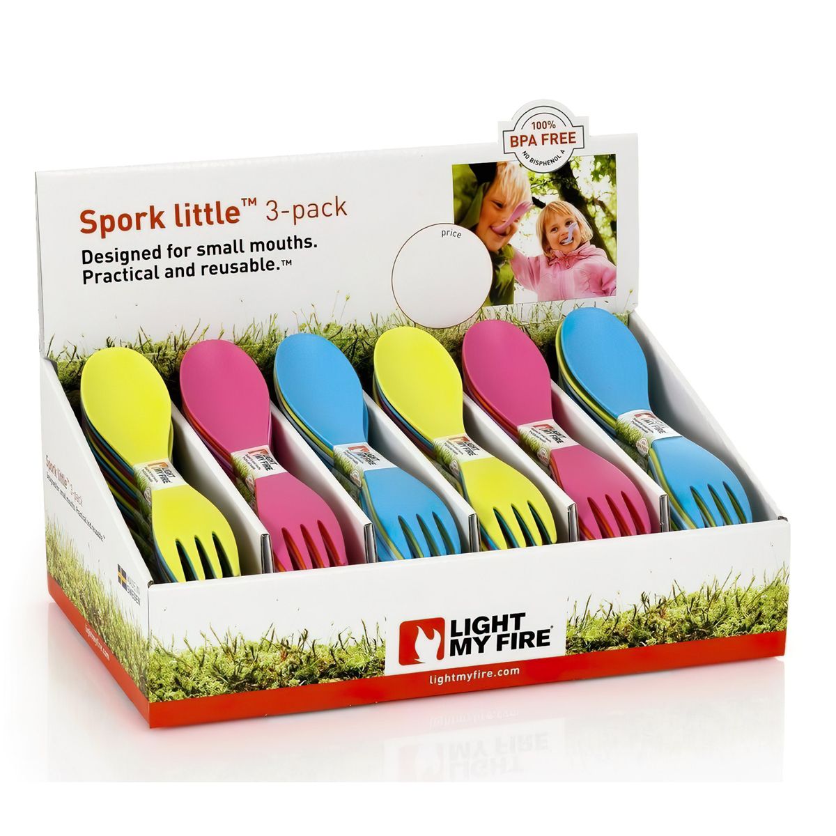 Bộ Muỗng Nĩa Spork Little 3-Pack Light My Fire 