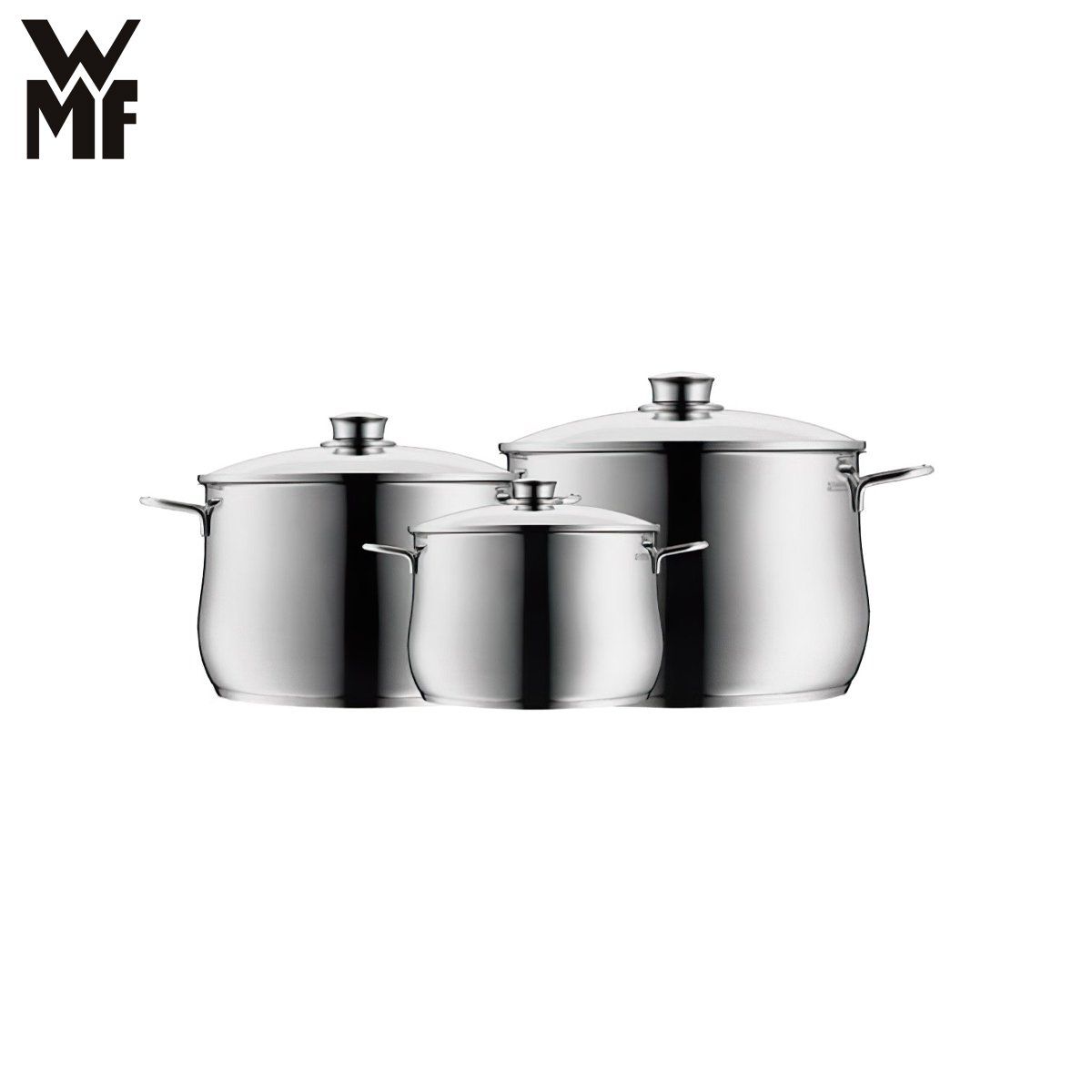  Bộ Nồi 3 Chiếc WMF DIADEM PLUS 3PC COOKWARE SET 0730036040 