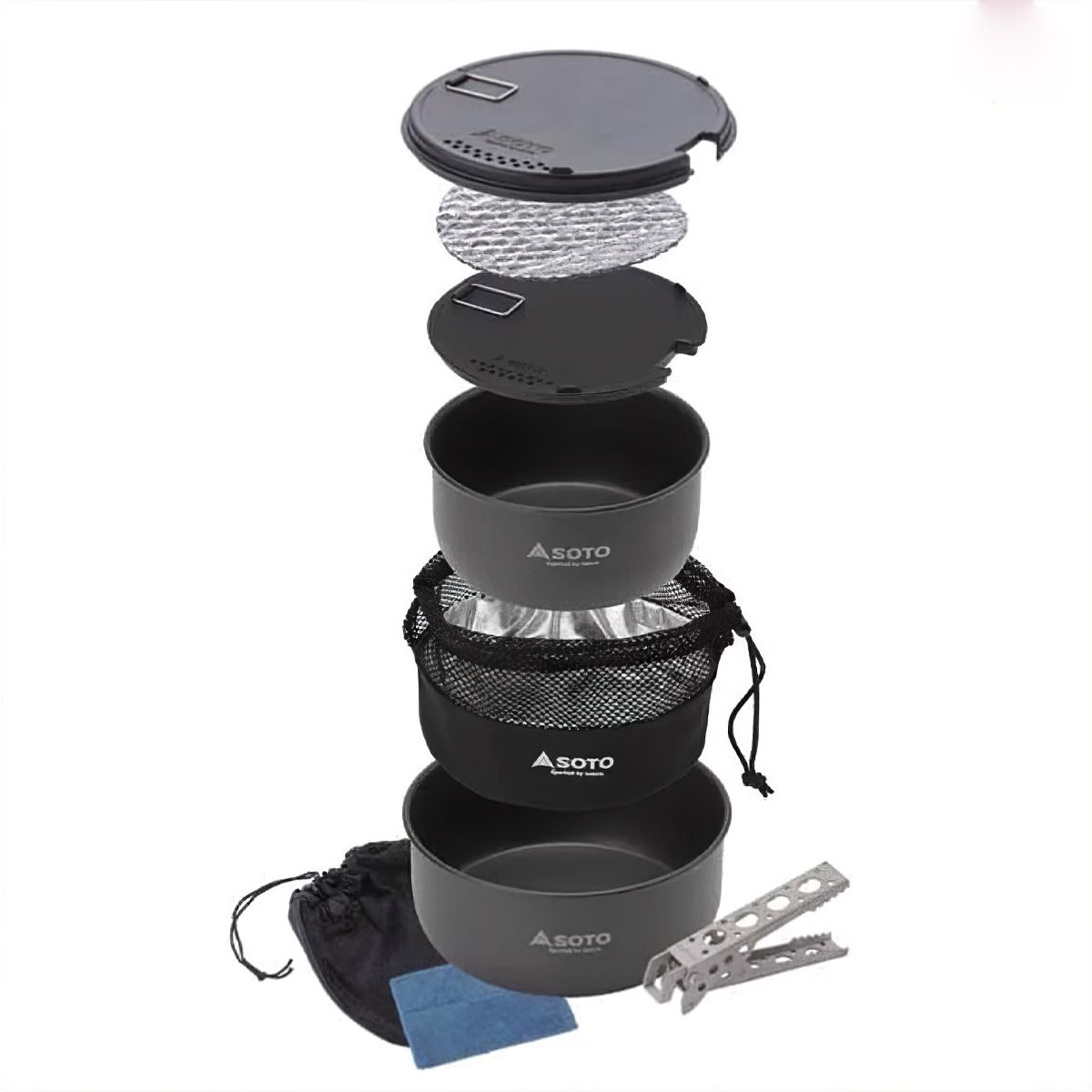  Bộ Nồi Cắm Trại Du Lịch Soto Navigator Cookware System 