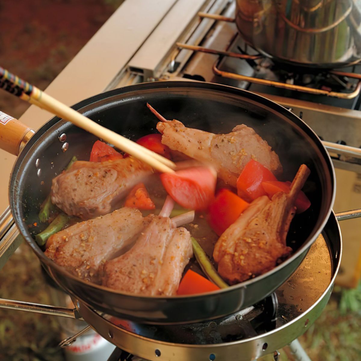  Bộ Nồi Nấu  Cắm Trại Du Lịch Snowpeak Field Cooker Pro.1 