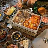 Bếp Gas Và Bộ Nồi Lẩu Nướng Mang Đi Cắm Trại dã ngoại Naturehike 