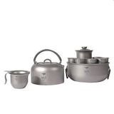  Bộ Pha Trà Dã Ngoại Keith Titanium (10pcs) 