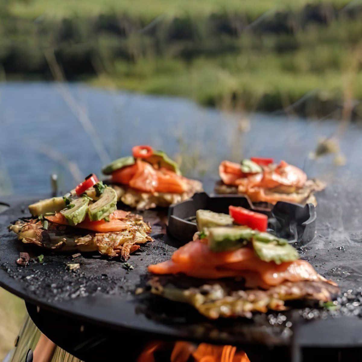  Bộ Vỉ Nướng Cho Bếp Petromax Atago Griddle Plate 