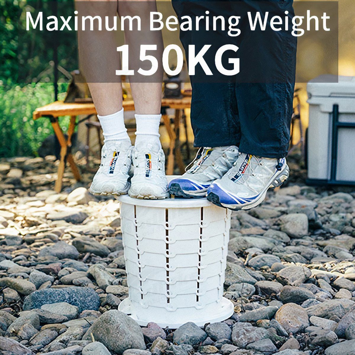  Bồn Vệ Sinh Kiêm thùng Rác Cắm Trại Dã Ngoại Gấp Gọn Tiện Lợi Naturehike 
