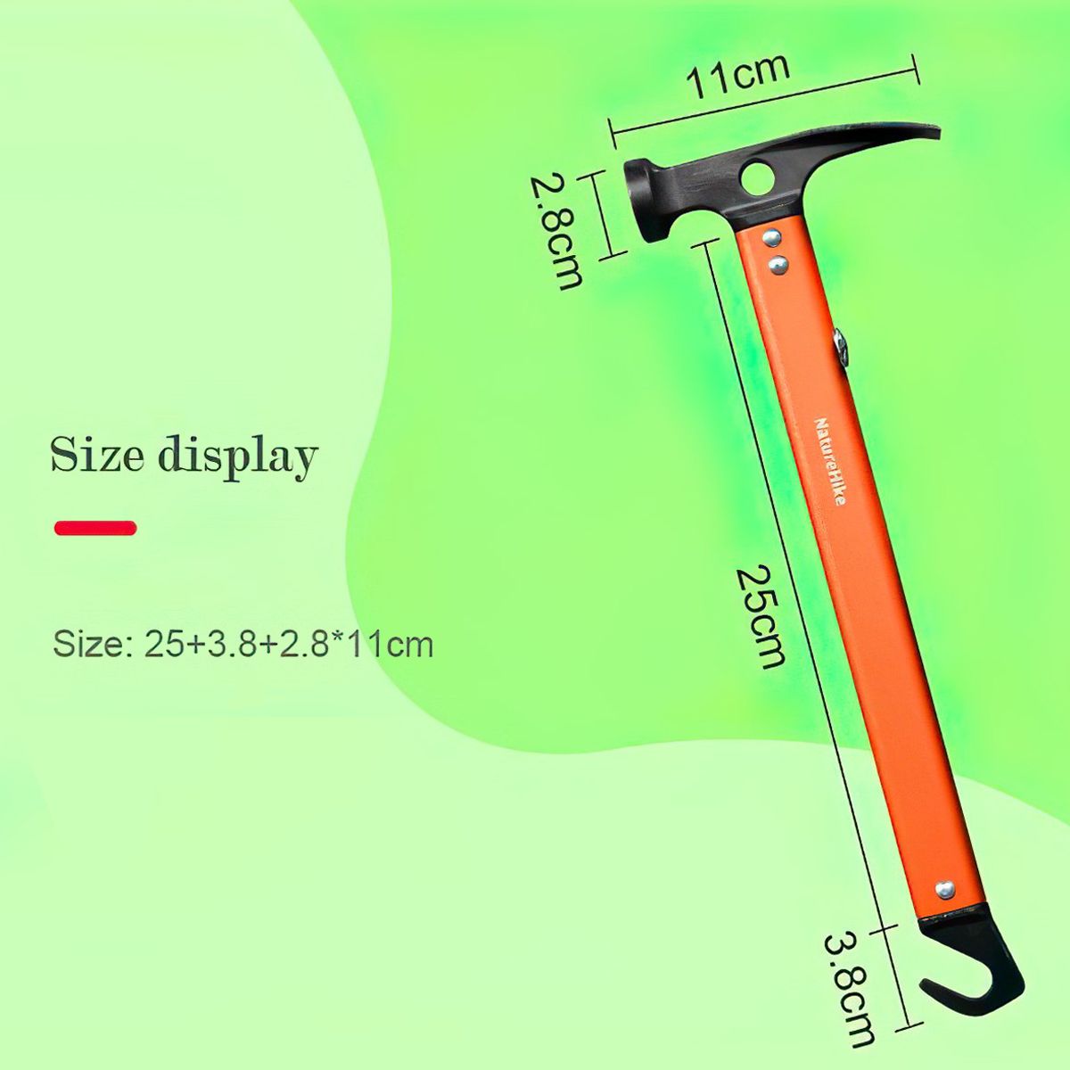  Búa Đa Năng Siêu Nhẹ Cắm Trại Naturehike 