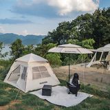  Lều Cắm Trại Du Lịch Tự Bung 3-4 Người Blackdog Two Doors And Two Windows Tent 