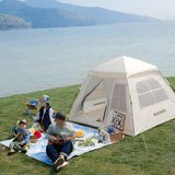  Lều Cắm Trại Du Lịch Tự Bung 3-4 Người Blackdog Two Doors And Two Windows Tent 