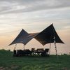  Tăng Cắm Trại Du Lịch Phủ Vinyl Lục Giác Lớn Cho Hơn 20 Người Blackdog BD-TM003 Large Hexagon Tarp 