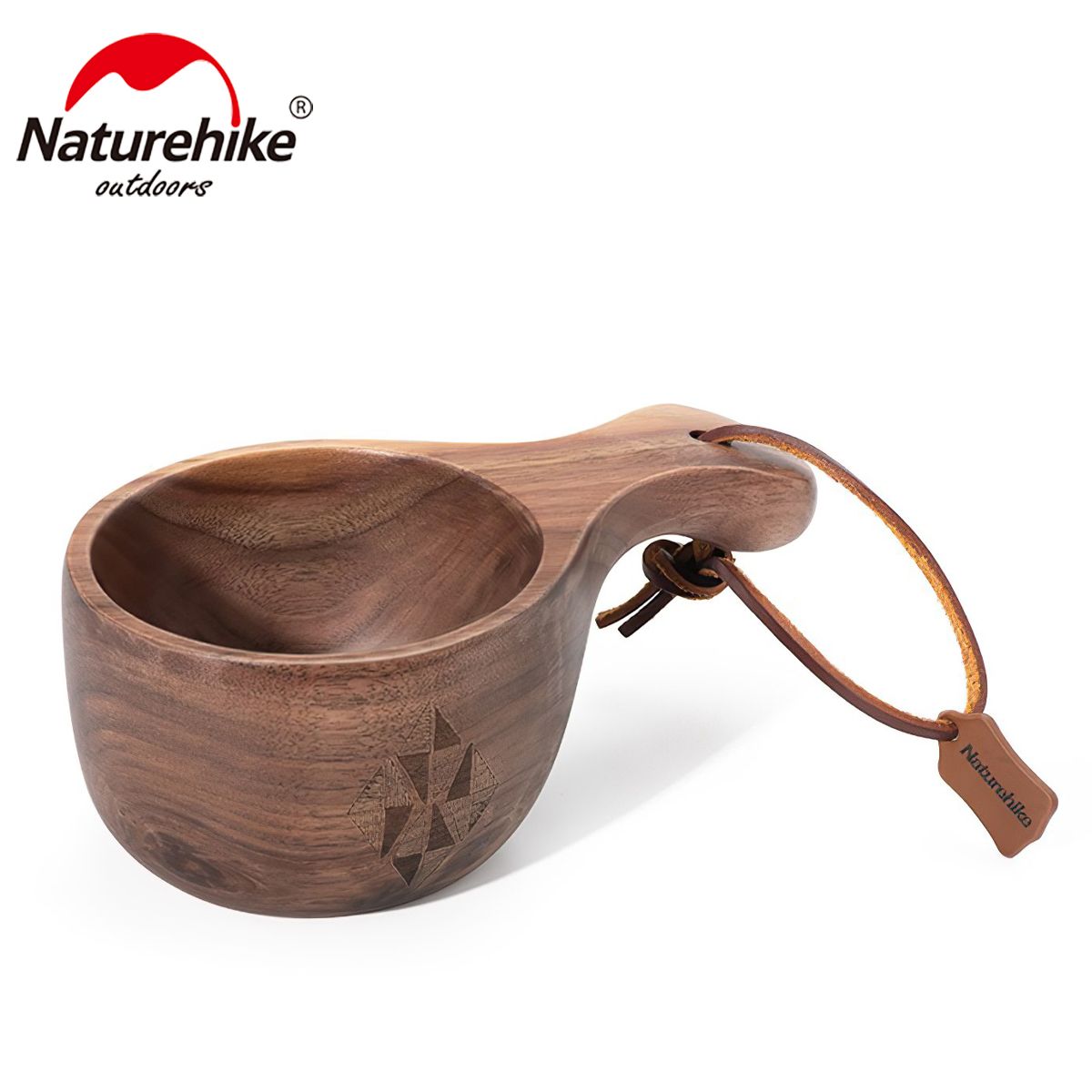  Cốc Gỗ Óc Chó Cắm Trại Dã ngoại Naturehike 