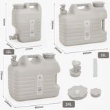  Can nhựa mang nước đi cắm trại 12L-18L-24L Naturehike 
