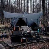  Tăng Cắm Trại Du Lịch Phủ Bạc Lục Giác Blackdog Hexagon Tarp Silver Coated 