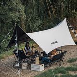  Tăng Cắm Trại Du Lịch Phủ Bạc Lục Giác Blackdog Hexagon Tarp Silver Coated 