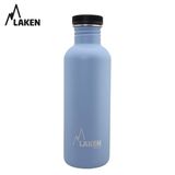  Chai Nước Inox Cắm Trại Laken Basic Steel 1L Nắp Nhựa 