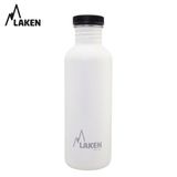  Chai Nước Inox Cắm Trại Laken Basic Steel 1L Nắp Nhựa 