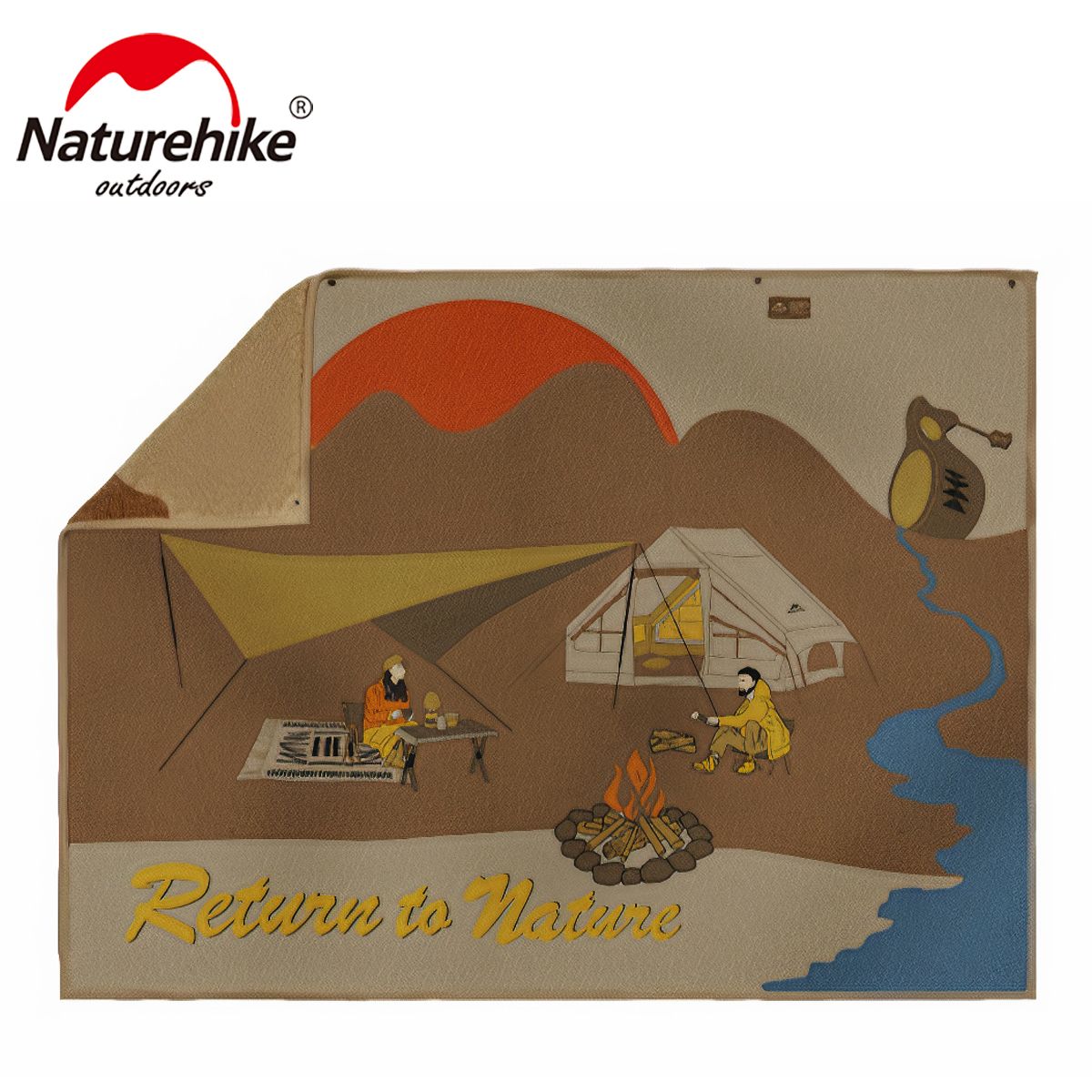  NatureHike CNH22JU017 Chăn chống cháy cắm trại dã ngoại 