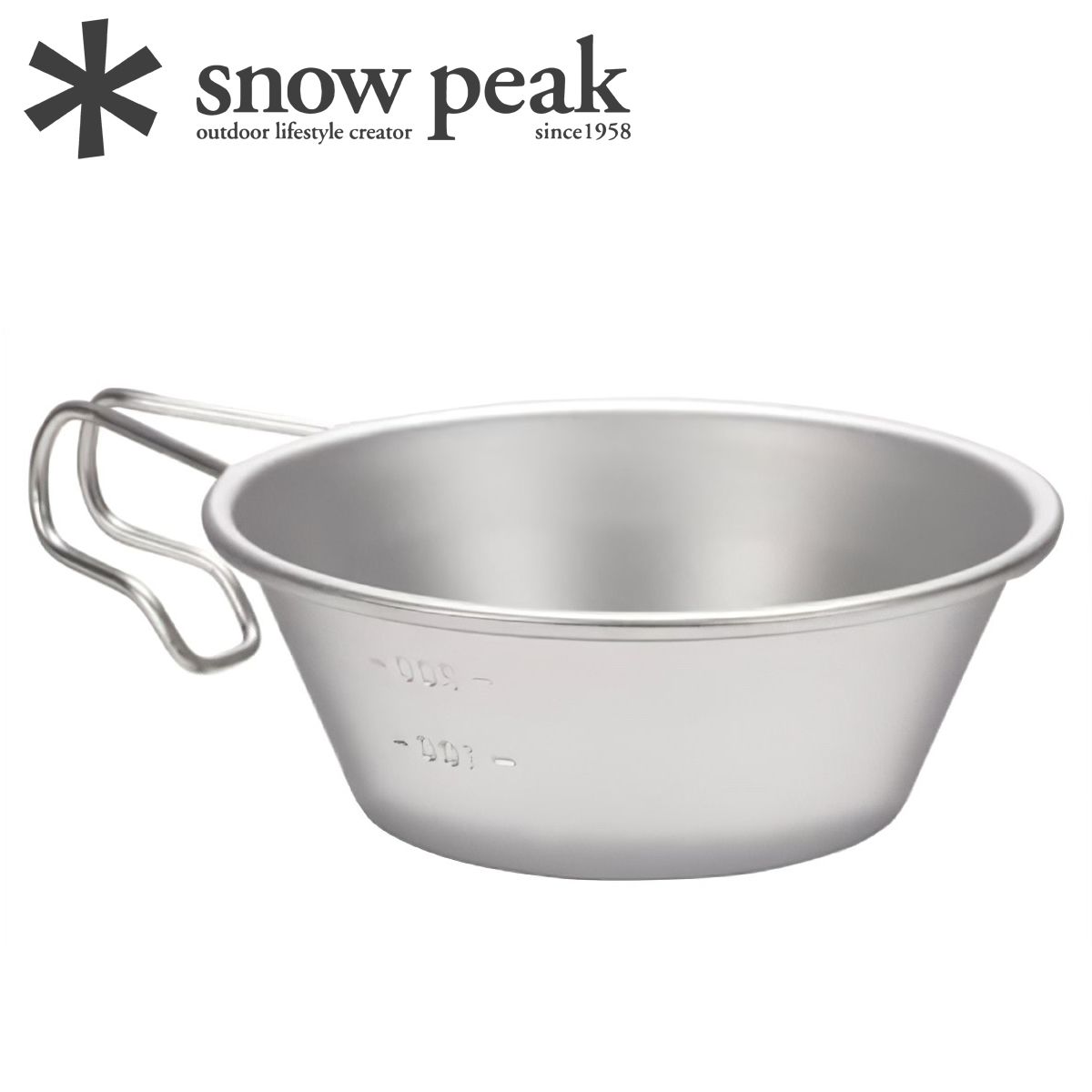  Chén Cắm Trại Du Lịch Snowpeak Stainless Backpacker'S Cup 