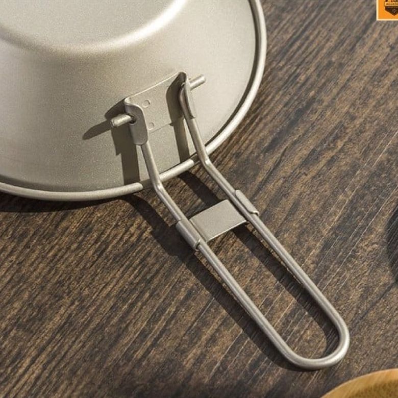  Chén Dã Ngoại Keith Titanium Bowl with Folding Handle 