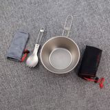  Chén Dã Ngoại Keith Titanium Bowl with Folding Handle 
