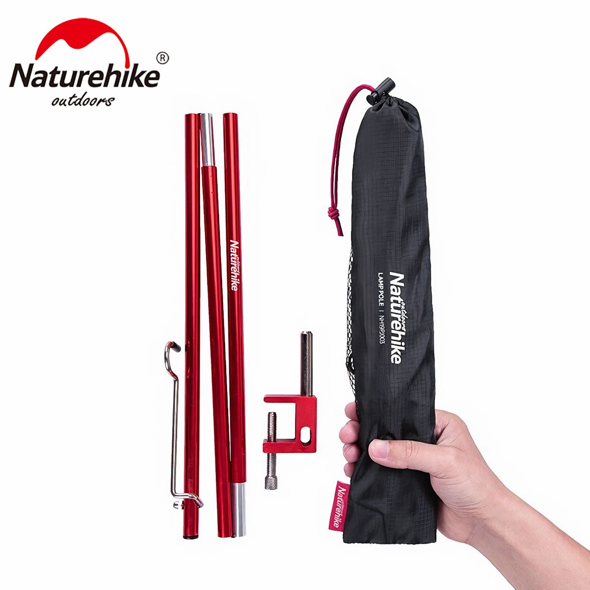  Chân Treo Đèn Cắm Trại - Dã Ngoại Siêu Nhẹ Naturehike 
