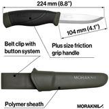  Dao Morakniv Companion MG Carbon Steel 