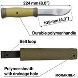  Dao Cắm Trại Morakniv Mora 2000 Stainless Steel 