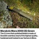  Dao Cắm Trại Morakniv Mora 2000 Stainless Steel 