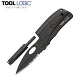  Dao Xếp Cắm Trại Đa Năng Tool Logic Slpro 2 W/ Fire Starter 