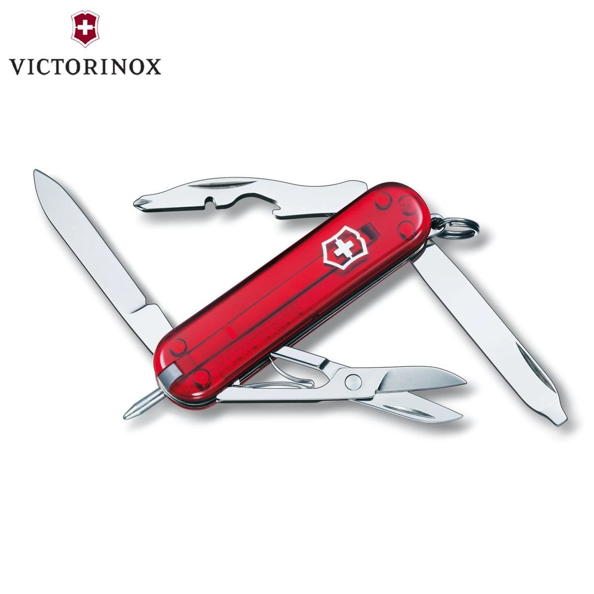  Dao Xếp Cắm Trại Đa Năng Victorinox Manager (Đỏ Trong Suốt) 