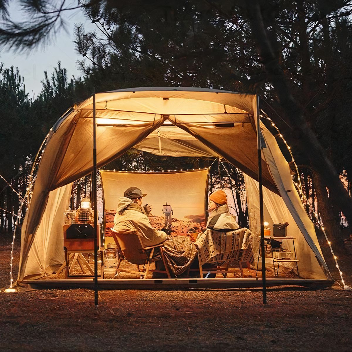  Dây LED Cắm Trại - Du Lịch Trang Trí Lều Trại Naturehike 