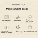  Đệm Hơi Cắm Trại Naturehike Glamping 