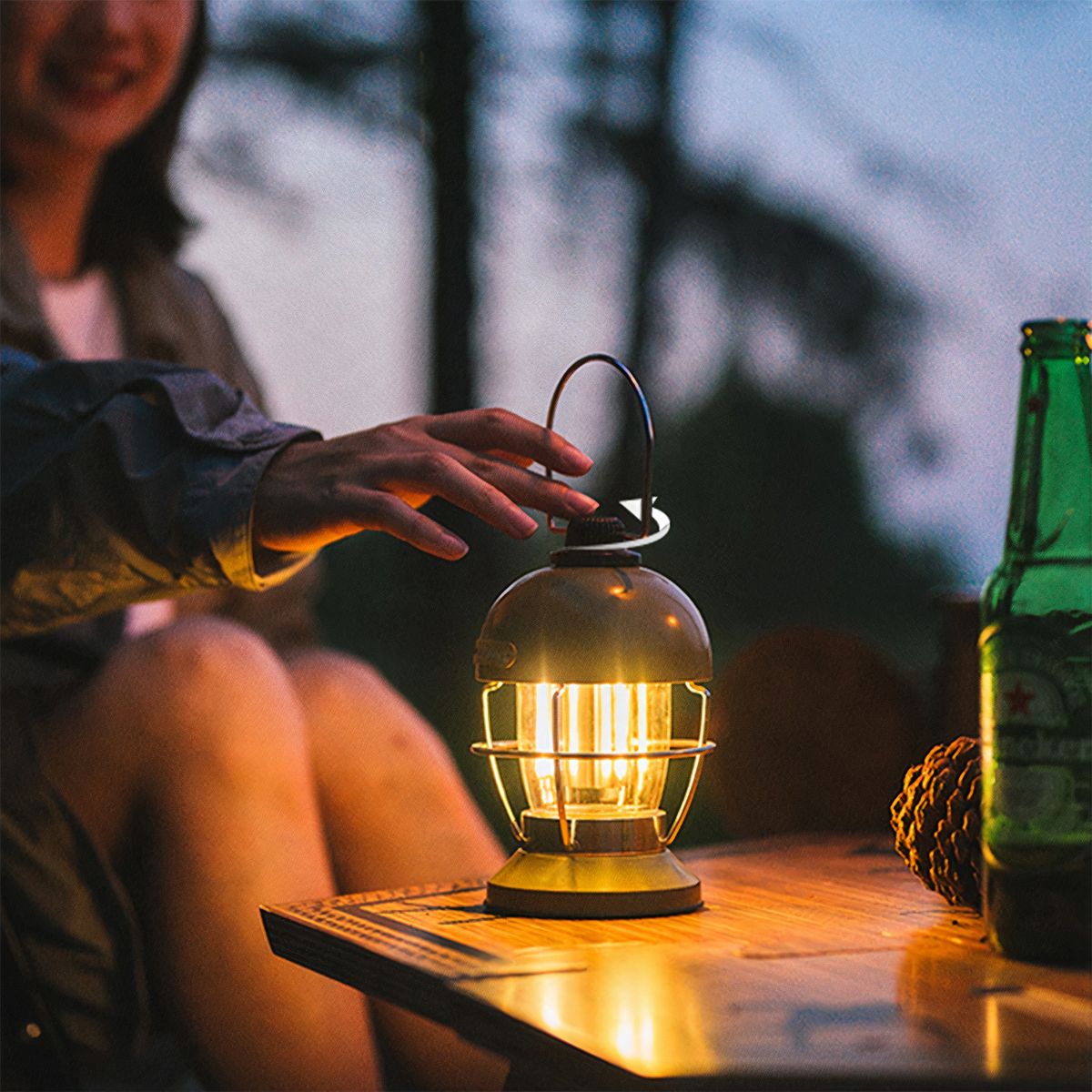  Đèn Bão Cắm Trại Hình Cây Nấm Naturehike 
