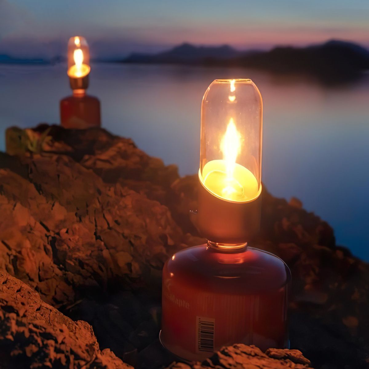  Đèn Gas Cắm Trại Fire Maple Orange Gas Lantern FM-001 