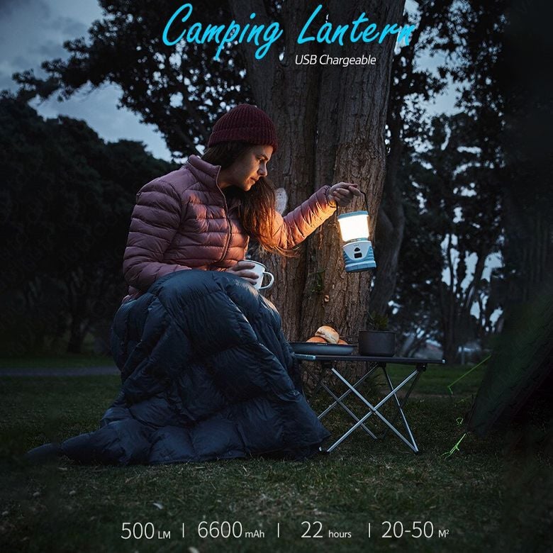  Đèn Lồng Dã Ngoại Kèm Sạc USB Naturehike 