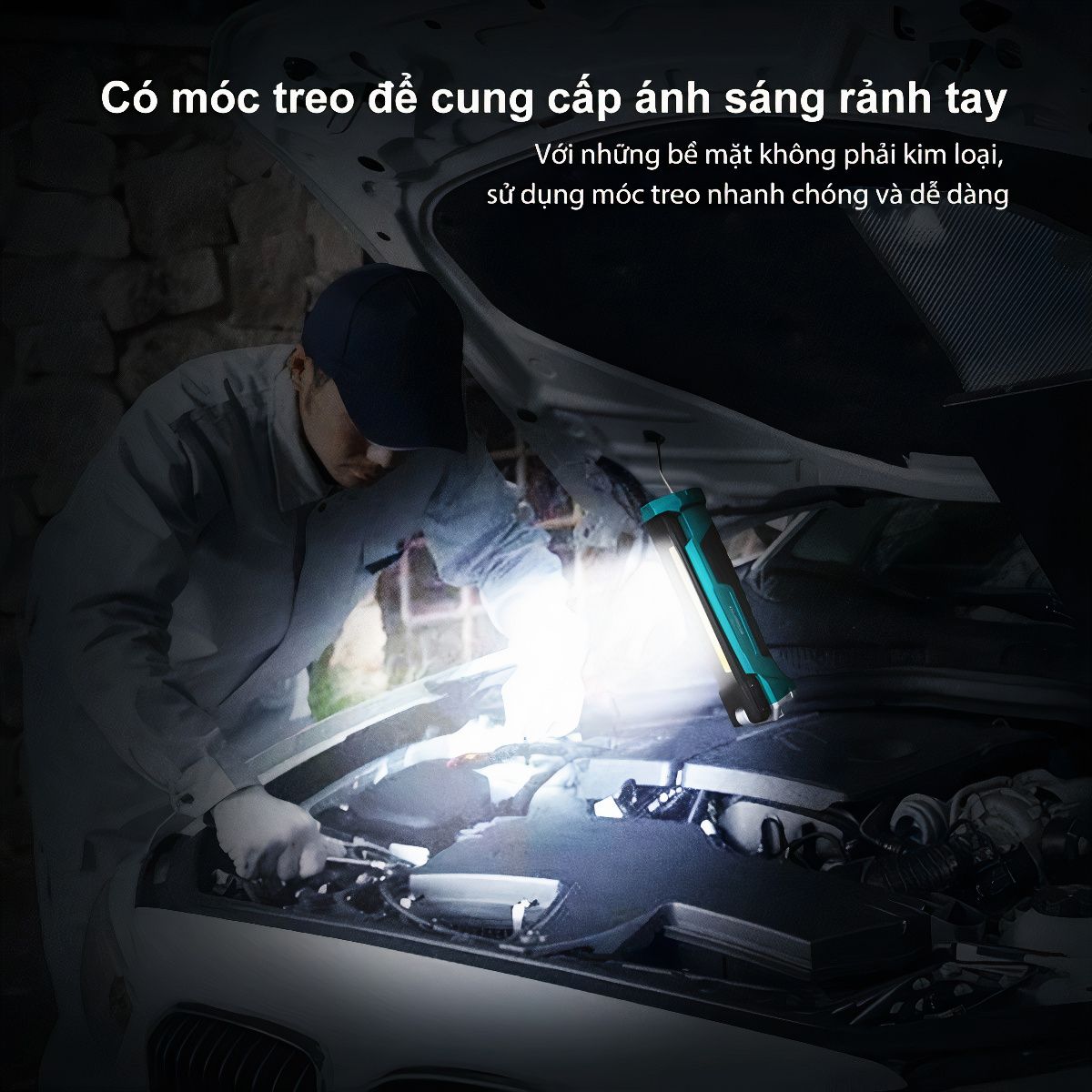  Đèn Pin Cắm Trại KLARUS WL1 LED COB Độ Sáng 550 Lumen Chiếu Xa 31m 