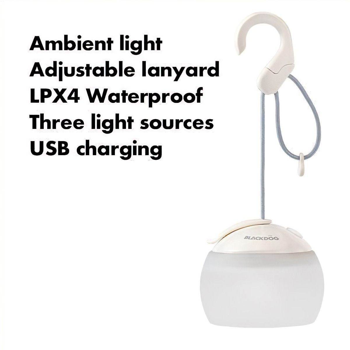 Đèn Treo Lều Cắm Trại Blackdog Atmosphere Hanging Lamp 