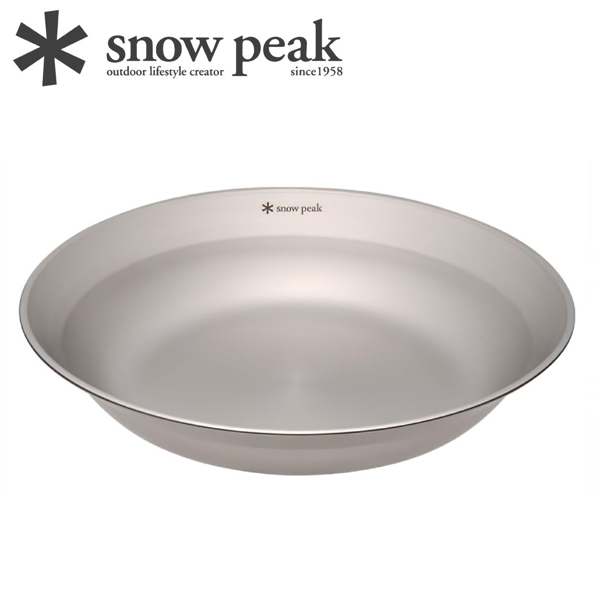  Đĩa Cắm Trại Du Lịch Snowpeak Tableware Dish 